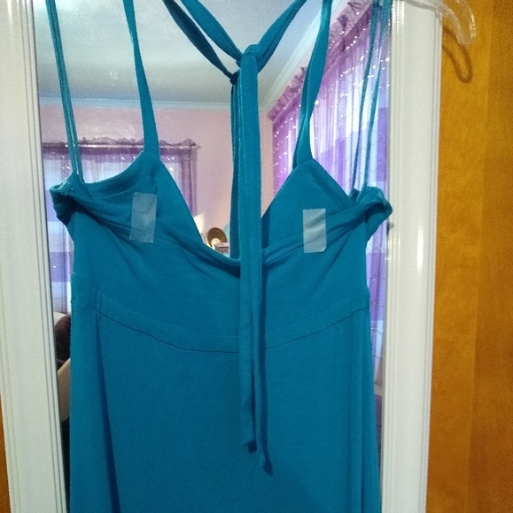 NWT Express Maxi Dress with Tie Around Neck - Size XS - Picture 8 of 14